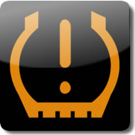 Honda Low Tyre Pressure dashboard Warning light symbol