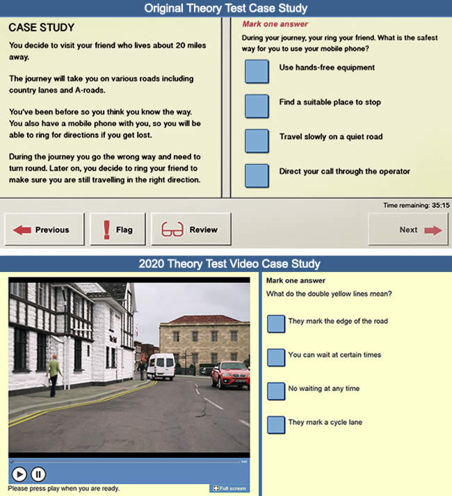 case study part of theory test